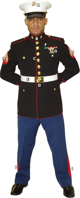 Marines Dress Blues Uniform 6